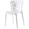 Casa Collection Sedia, Bianco, 35 cm x 35 cm