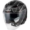 Givi Casco Moto Jet Givi X31F IMPACT Titanio Opaco Nero Rosso