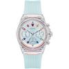 GUESS Damen Armbanduhr Chronograph Athena hellblau 39 mm GW0438L8