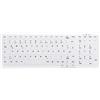 Contour ACTIVE KEY AK-C7000F-FUS-W tastiera wireless compatta a 2,4 GHz con membrana in silicone La tastiera può essere spenta e disinfettata, di colore bianco