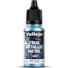 Vallejo Pintura True Metallic Metal HYDRA TURQUOISE 18ml, Finitura Luminoso, Ideale per Degradati e Mischi, Applicazione a Pennello, Perfetta per Modellismo e Hobby.