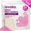 FBGC Levaka Glitter per Pittura da 150 Grammi - Additivo Brillantini Decorazioni Glitter Rosa Olografico - Con 2 Pad Lucidanti Inclusi - Da Aggiungere a Qualsiasi Pittura per Esterni ed Interni a Emulsione