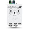 Bolanle P1 Amplificatore Portatile In-Ear Monitor, Amplificatore Cuffie XLR/TRS, Uscita 3,5 mm, Stereo/Mono per Tastieristi, Batteristi, Chitarra, Bianco