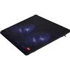 NGS JetStand - Supporto di Raffreddamento per Laptop Fino a 15,6, Altezza Regolabile, Ventole Silenziose, Porta USB, Luce LED, Rete Metallica