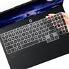 Generisch Cover per tastiera per Lenovo Legion Pro 5 5i 7 7i 16 pollici Gen 10 16IAX10H, 16IAX10H 16ADR10 16IAX10 16IRX10 Legion 7i Gen 10, in silicone, ultra sottile da 0,13 mm, trasparente e nero
