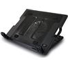 ACT Supporto di raffreddamento per laptop da 17, regolabile in altezza (5 posizioni ergonomiche), 1 ventola silenziosa per ufficio, porta USB - AC8110