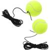 YARNOW 2 Pezzi Dispositivo Allenamento Tennis e Corda con Pallina | Allenamento Sportivo in Fibra Chimica, Pratica da Principianti, Migliora Flessibilità e Tempi di Reazione