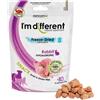 I\'m Different Im Different Freeze-Dried Liofilizzato a Coniglio 40g Snack per Cani e Gatti