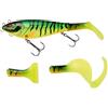 Berkley Zilla Tailswinger, Amo da Pesca, Esca Rigida, la Prima Tailbait Snodata sul Mercato con Azione di Nuoto e Versatilità, Pesca ai Predatori, Luccio, Unisex, Firetiger, 56 g, 140 mm