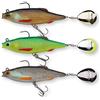 Berkley Pulse Realistic Roach Flash - Soft Rubber fishing lures with spinner blade tail and razor sharp hooks. Lures for fishing for perch, zander, pike and bass. Ready to fish spinning lures.