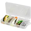 Savage Gear Perch Academy Kit - Set di esche artificiali per la pesca del pesce persico per i pescatori d'acqua dolce - Esche morbide e teste a giga per la massima attrazione - Assortito