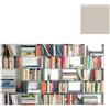 KRIPTONITE libreria da parete KROSSING 166 x H 100 cm con scomparti H 20 cm - 6x04M16E+60x04T20E