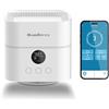 HomBreez Purificatore d'aria e umidificatore combinato per camera da letto, copre fino a 200 m², filtro HEPA H13, serbatoio d'acqua da 500 ml, diffusore di oli essenziali silenzioso per bambini