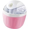 NonMiFyR Generic Macchina per Yogurt per Mini Gelatiera, Ideale per Sorbetti, Coppe Gelato E Gelati in : Raffreddamento Efficiente E Semplice, Funzionamento Fa, Bianco Rosa