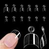BWOOOWE 600 Pezzi Tip in Gel per Unghie Finte Corte Soft Gel Tips Ovali Tip in 12 Misure Ricostruzione Punte per Ovali Corte Estensione Unghie Manicure Salone e Casa (A)