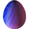 AVZYARDY Egg Fidget Twist Egg 3D Stampato, Fidget Scivoloso a Forma di Uovo Rotante per Il Sollievo Dallo Stress, Gioco Puzzle a Rotazione Colorato per Uova di Pasqua e Decorazioni per Cestino