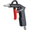 VIGOR Pistola di soffiaggio corta (robusto alloggiamento in alluminio, pressione di esercizio: 6 bar, requisiti di aria: compreso il capezzolo di collegamento) V7135
