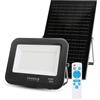 Royal Led Faretto da esterno pannello solare, regolazione luminosità, telecomando, IP65, 50W lampada da esterno, giardino, illuminazione esterno (200W)