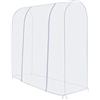 TzBBL Panno di copertura 1,8 m con chiusura lampo resistente, copertura di protezione per binari, 180,3 x 50,8 x 132,1 cm (180 x 50 x 133 cm)