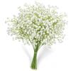 JOVYTH Fiori Artificiali Bianchi 20 Pezzi, Piccoli Mazzi Stile Ninfea e Garofano per Matrimonio Casa Tavolo Ghirlanda Bouquet Vaso Festa e Decorazioni