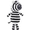 Trimits Kit per realizzare una zebra amigurumi all'uncinetto (12 x 10,5 x 23 cm) - con filato, uncinetto, segnapunti, ago, occhi, imbottitura e istruzioni - Crea questo simpatico personaggio.