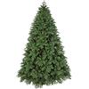 Megashopitalia Albero di Natale Realistico Foglie Pvc Pe Superfolto Verde Apertura Rapida 240 cm - 3953 Rami