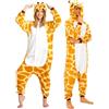 Tutukyle Giraffe Pigiama Onesie Donna Uomo- Animali Costume da Pigiama Intero Peloso Abbigliamento per la Casa per Costumi di Carnevale, Feste e Cosplay, Halloween, Party, Natale, Anime Pigiama Adulti