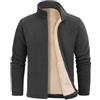 UMIPUBO Giacca Uomo Invernale Giacche in Pile Caldo Jacket con Zip Manica Lunga Termica Fleece Cappotto Giubbino con Tasche Casual Sportivo Felpa Hoodie Sweatshirt