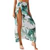 Koerye Copricostume da Pareo da Donna in Cotone Elegante Gonna da Spiaggia Coprire Multiuso Beach Wrap Sarong Copricostumi e Parei Summer Bikini Coverup Gonna per Seaside Verde