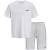 JACK & JONES Tee Shorts Set Jjbrandon-Pantaloncini da tè MP Uomo
