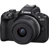 Canon Nuovo Canon EOS R50 Mirrorless Camera with 18-45mm Lens Black No hidden cost