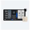 Shelly Pannello a muro grande Wall Display X2 Grigio + Sensore BLU H&T Avorio