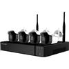 COMELIT Kit di videosorveglianza IP 4 Telecamere 1 NVR Comelit WIKIT004S02NB
