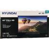 HYUNDAI-TV-40 FULL HD-HN-40ET3F-TELECOMANDO SEMPLIFICATO-NUOVO