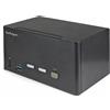 ‎ StarTech.com KVM Switch DisplayPort a due porte e triplo monitor DP 4K 60Hz UHD