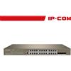 Ip-com Switch Giga PoE cloud manaL3-28 port(24GE PoE+4port 10G SFP+)P § G5328XP-24-410W