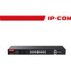 IP-COM Switch Gigabit PoE - 20 porte (16 GE PoE + 2 GE + 2 SFP) § G1120P-16-250W