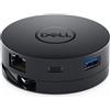 DELL Mobile Adapter DA300 Cablato USB 3.2 Gen 2 [3.1 Gen 2] Type-C Nero (USB-C M