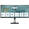 Aoc CU34V5C/BK 4038986110198 AOC MONITOR CURVO 34 LED VA WQHD 21:9 4MS 300 CDM, REG