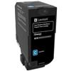 Lexmark 74C2SC0 cartuccia toner 1 pz Originale Ciano (CS720 CS725 CX725 CYAN STA