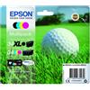 Epson Golf ball Multipack 4-colours 34 XL Black/Std. CMY DURABrite Ultra Ink (EP