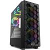Sharkoon RGB HEX Desktop Nero (Sharkoon GehÃƒÂ¤use RGB HEX A)