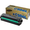 Samsung CLT-C506L cartuccia toner 1 pz Originale Ciano (Cyan for CLP-680ND/CLX-6