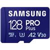 Samsung MicroSD PRO Plus 128 GB (Memory Card 128 Gb Microsdxc - Uhs-I Class 10 -