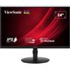 Viewsonic VA VA2408-HDJ Monitor PC 61 cm [24] 1920 x 1080 Pixel Full HD LED Nero