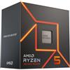 Amd Cpu Ryzen 5 7600 Am5 5.2 Ghz (100-100001015Box)