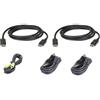 ATEN Kit cavo KVM di sicurezza USB DisplayPort a visualizzazione doppia da 3 M (