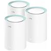 Cudy M1300 3-PACK sistema Wi-Fi Mesh Dual-band [2.4 GHz/5 GHz] Wi-Fi 5 [802.11ac