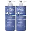 URIAGE BEBE 1° Linimento Oleo-termale detergente senza risciacquo, pannolino, neonati, bambini 2x500 ml