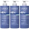 URIAGE BEBE 1° Linimento Oleo-termale detergente senza risciacquo, pannolino, neonati, bambini 3x500 ml